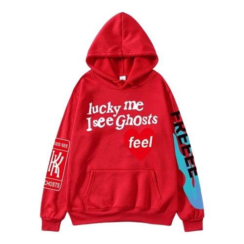 Kanye West Lucky Me I See Ghost Hip Hop Pullover Hoodie